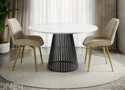 Ruokapöytä Cone 120x120-196 cm