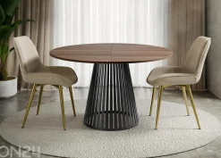 Ruokapöytä Cone 120x120-196 cm