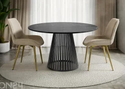 Ruokapöytä Cone 120x120-196 cm