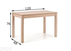 Ruokapöytä Ksawery 120x68 cm