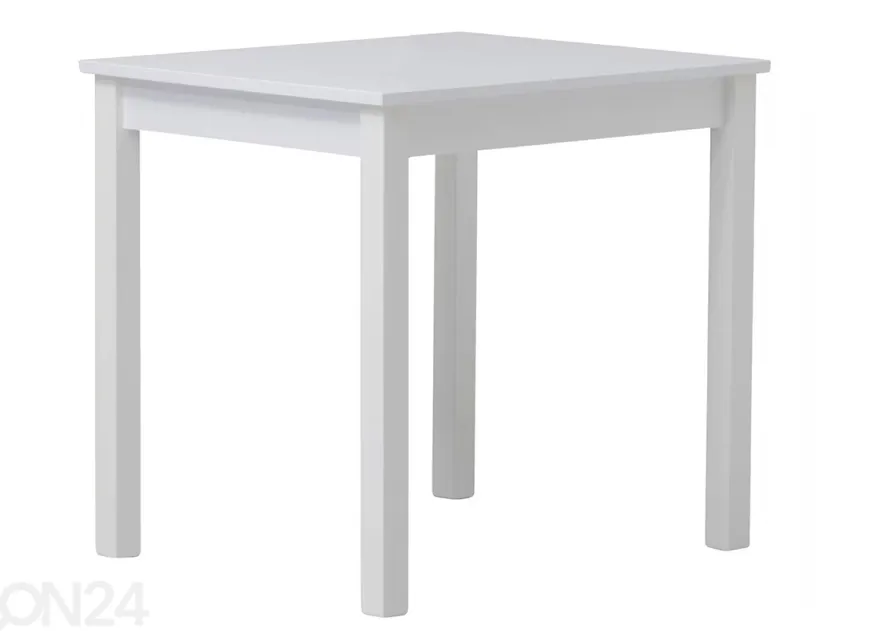 Ruokapöytä Mia S 68x68 cm, valkoinen