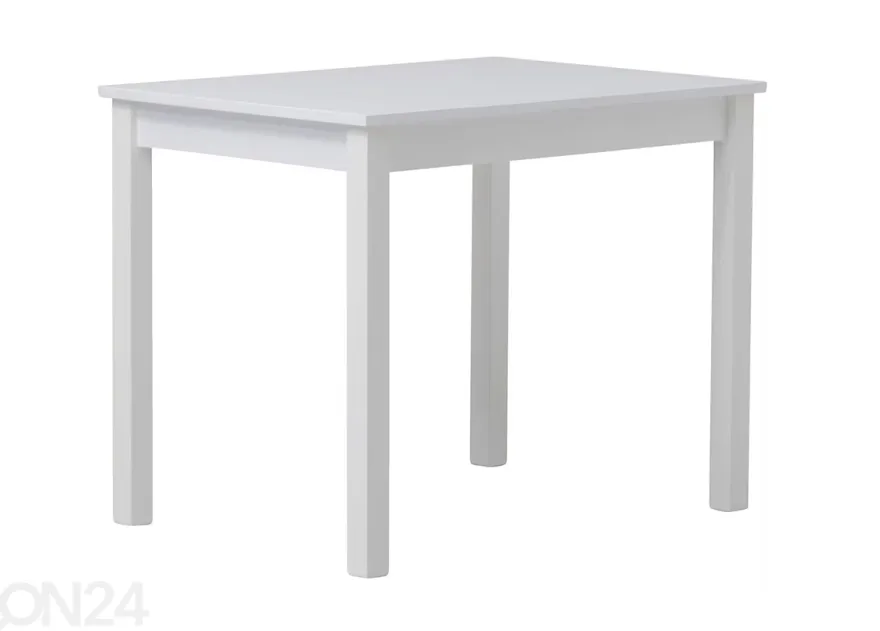 Ruokapöytä Mia XL 100x68 cm, valkoinen