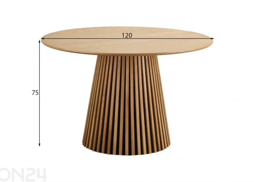 Ruokapöytä Osaka Ø 120 cm