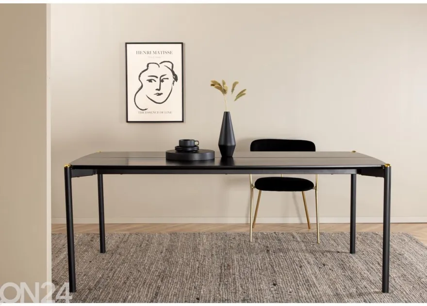 Ruokapöytä Pelle 190x90 cm
