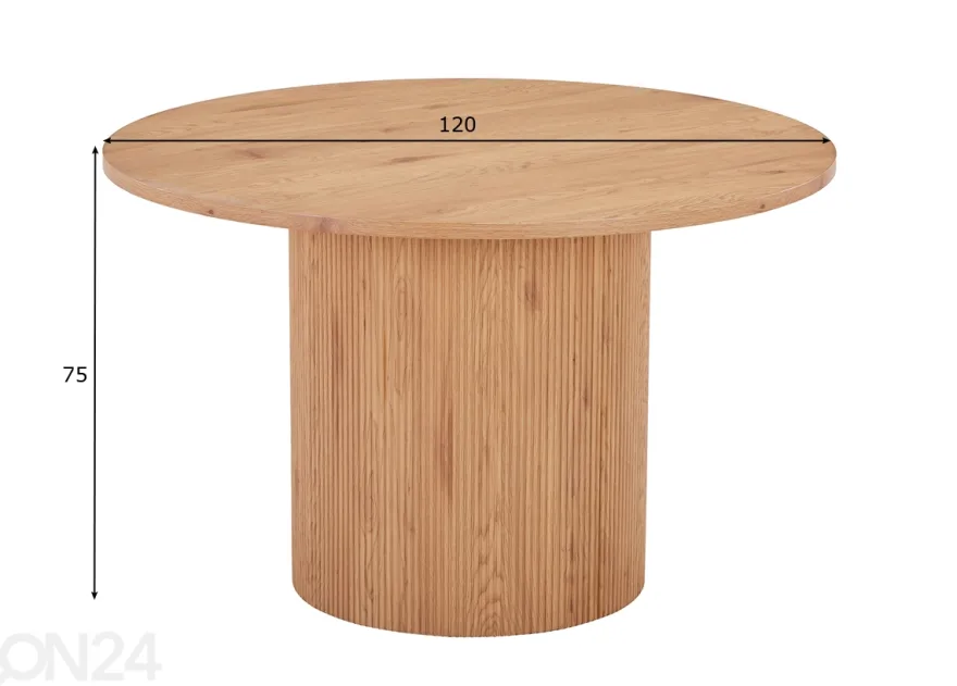 Ruokapöytä Rize Ø120 cm