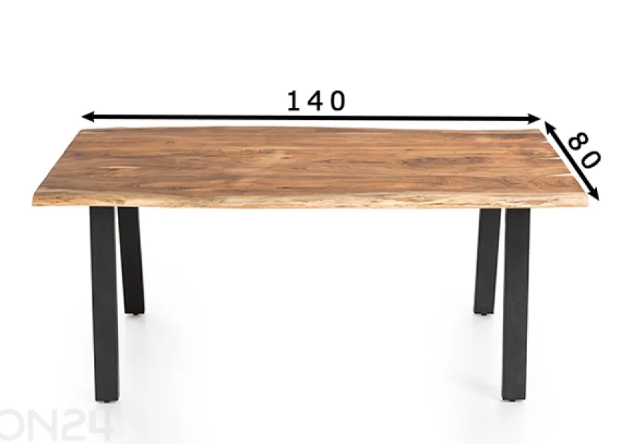 Ruokapöytä Saira 80x140 cm