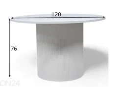 Ruokapöytä Sierra Ø 120 cm