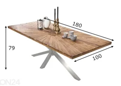 Ruokapöytä Tische 100x180 cm