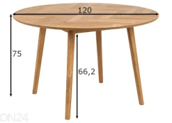 Ruokapöytä Tokyo Ø120 cm