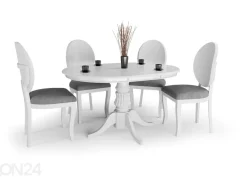 Ruokapöytä 90/124x90 cm