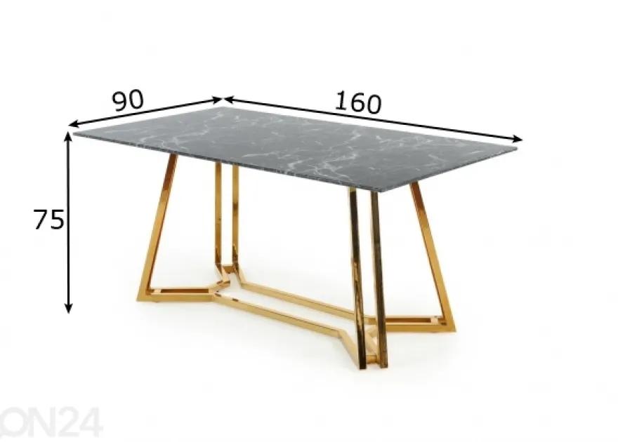 Ruokapöytä 160x90 cm