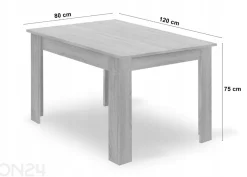 Ruokapöytä 80x120 cm
