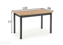 Ruokapöytä 120x68 cm
