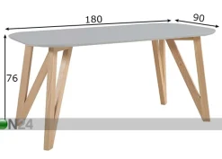 Ruokapöytä 180x90 cm