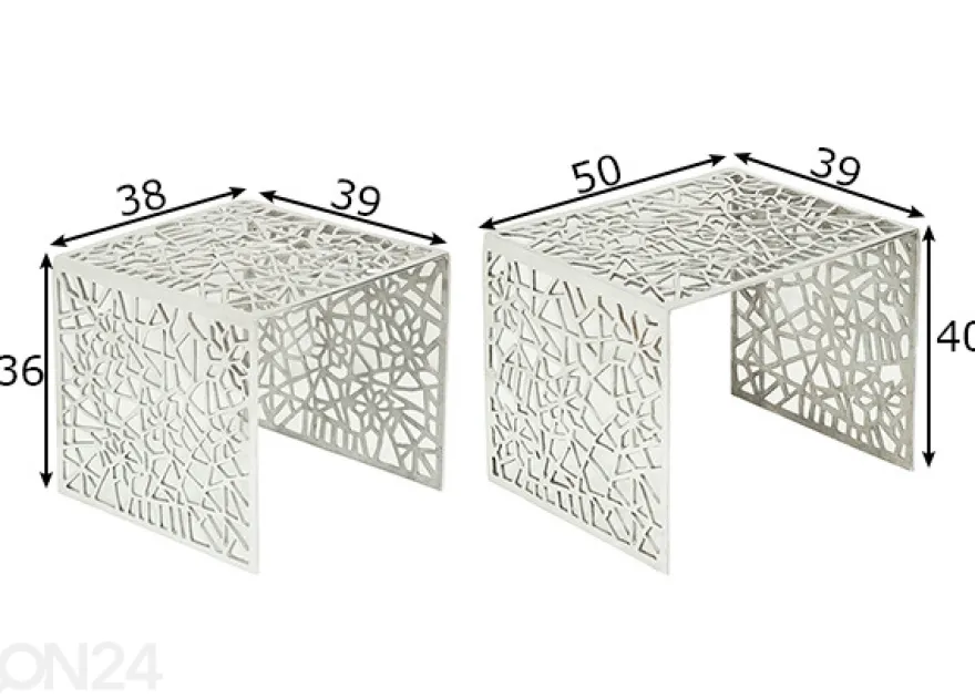 Sarjapöytä Abstract, 2 kpl