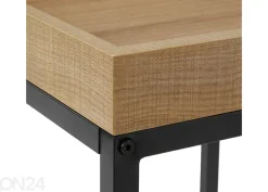 Sarjapöytä hunajanruskea / musta