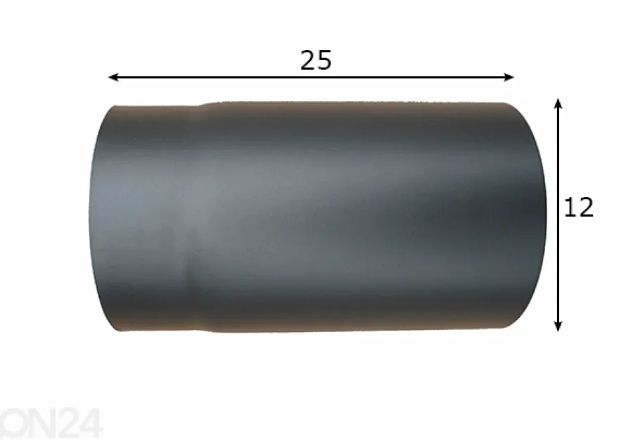 Savuputki Ø12cm