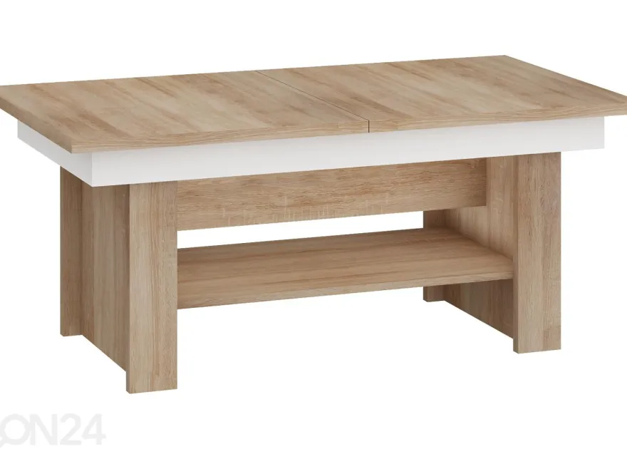 Säädettävä sohvapöytä Skib 125/170x68 cm
