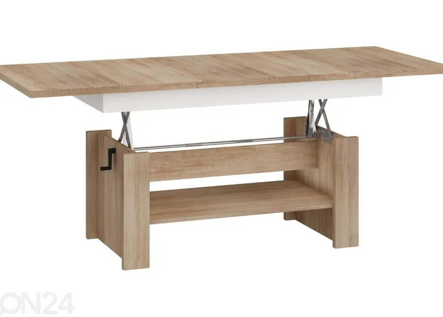 Säädettävä sohvapöytä Skib 125/170x68 cm