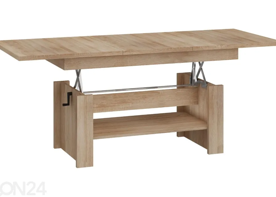 Säädettävä sohvapöytä Skib 125/170x68 cm