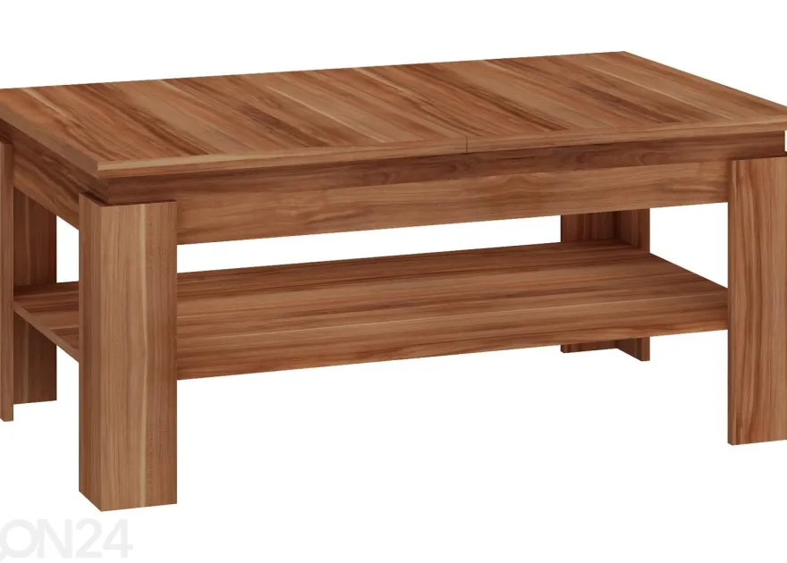 Säädettävä sohvapöytä 120/160x68 cm