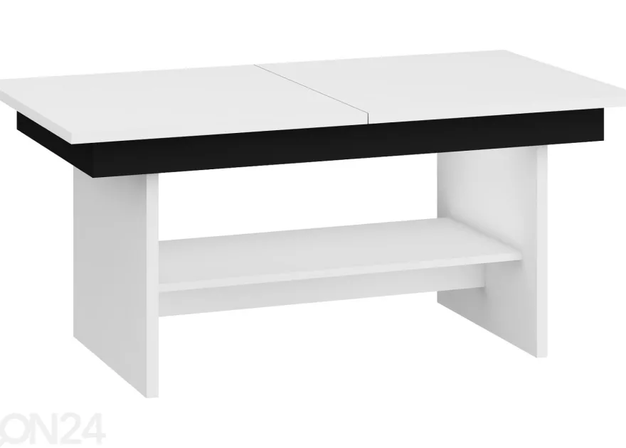 Säädettävä sohvapöytä 125/170x68 cm