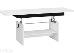 Säädettävä sohvapöytä 125/170x68 cm