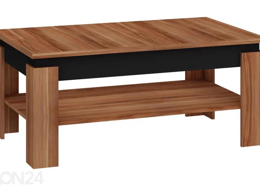 Säädettävä sohvapöytä 120/160x68 cm