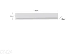 Seinähylly Brandson 139 cm