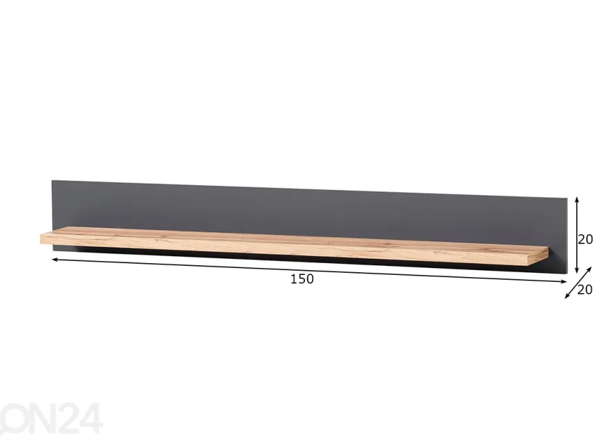 Seinähylly Catania 150 cm