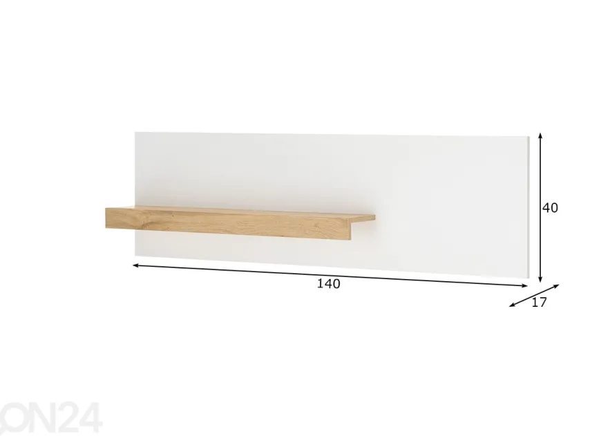 Seinähylly City 140 cm
