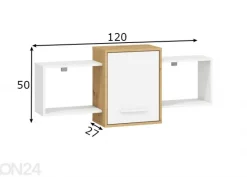 Seinähylly Clon 120 cm