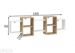 Seinähylly Clon 160 cm