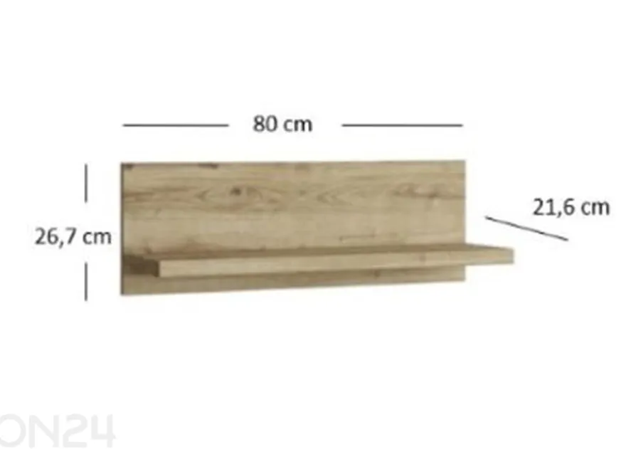 Seinähylly Doorset 80 cm