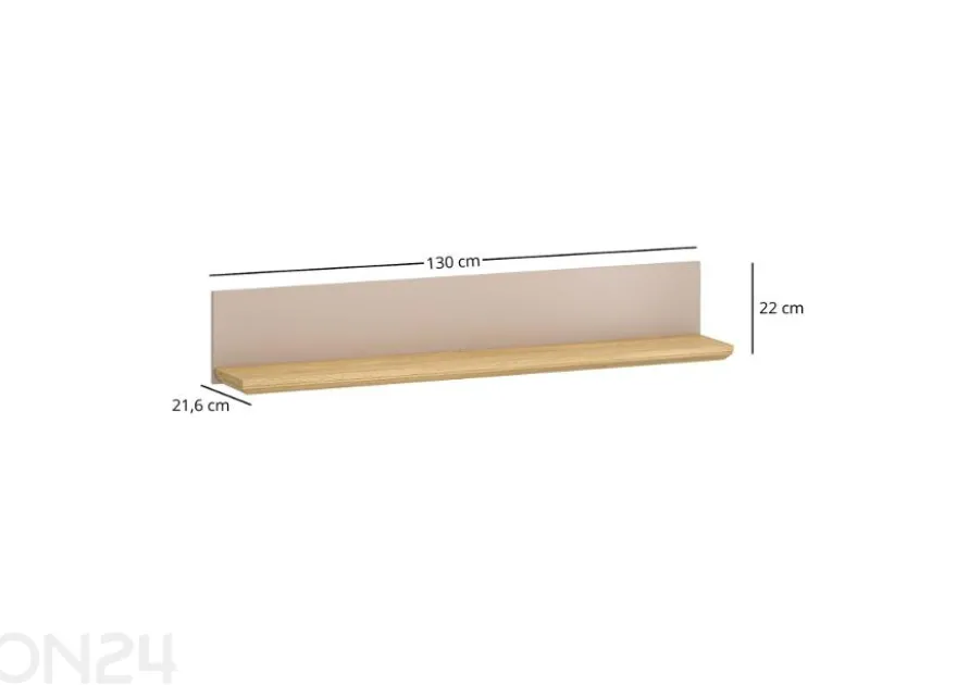 Seinähylly Idello 130 cm