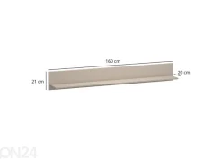 Seinähylly Kleo 160 cm