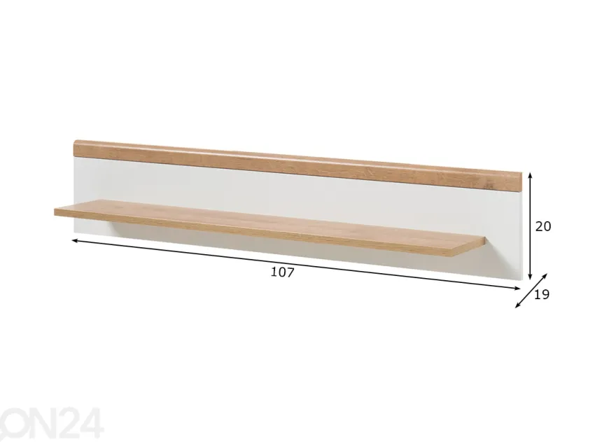 Seinähylly Lena 107 cm