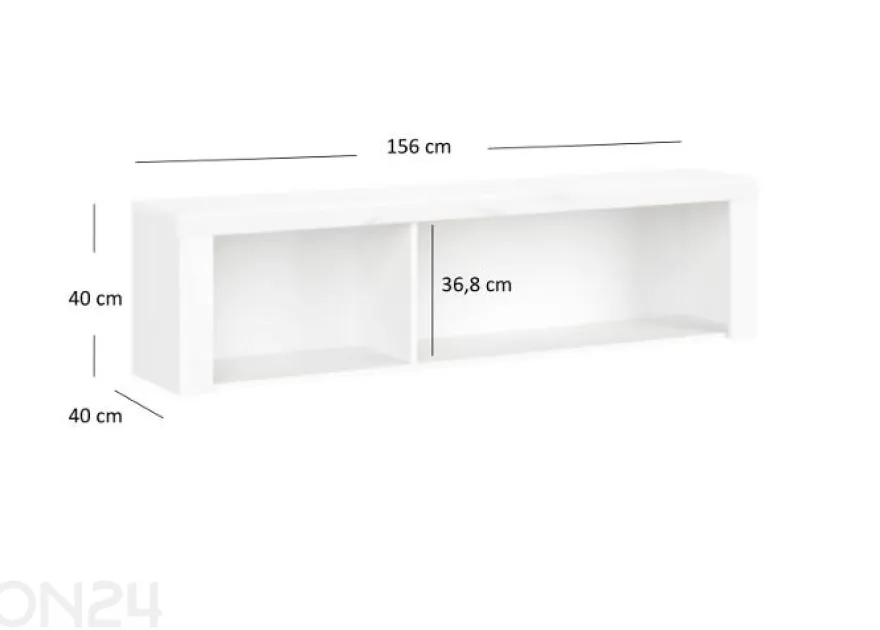 Seinähylly Lingo 156 cm