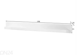 Seinähylly Meran 198 cm