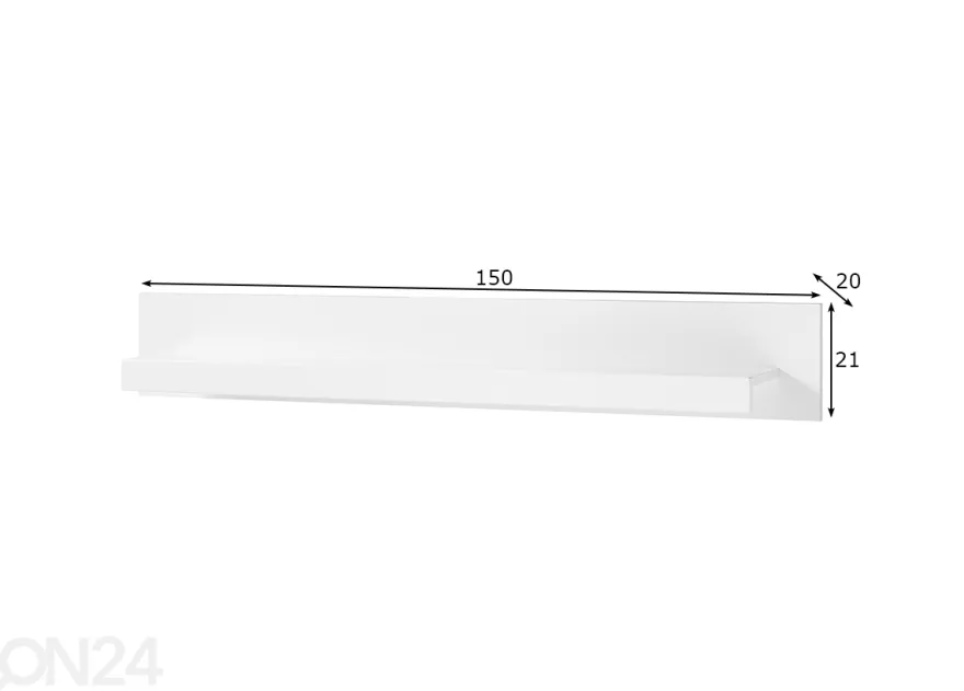 Seinähylly Meran 150 cm