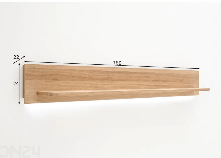 Seinähylly Santori 180 cm