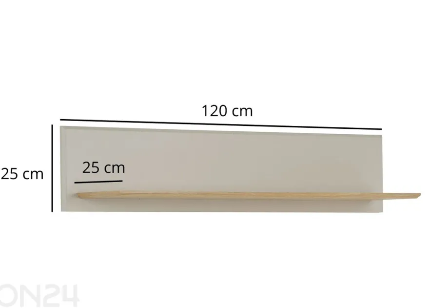 Seinähylly Soretto 120 cm