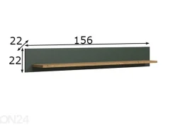 Seinähylly Stanton 156 cm