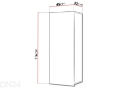 Seinäkaappi Claudia 45 cm