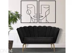 Seinäkoristeet Tribal 2 kpl 60x80 cm