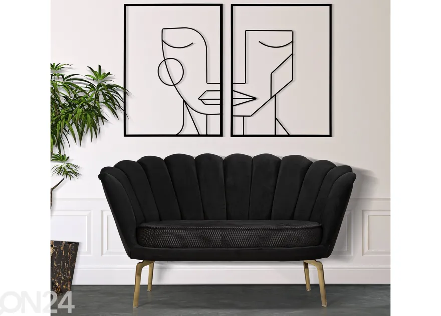 Seinäkoristeet Tribal 2 kpl 60x80 cm