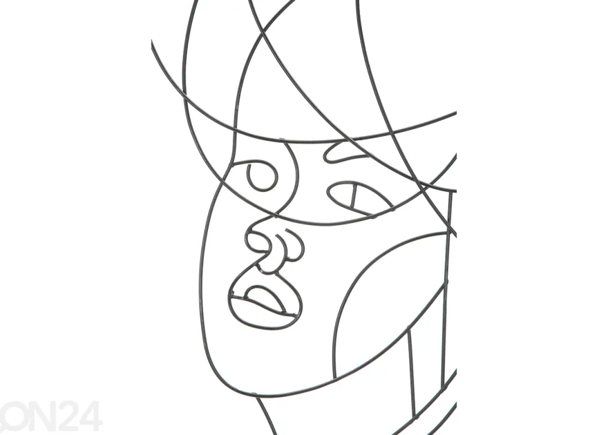 Seinäkoristeet Woman 2 kpl 60x80 cm