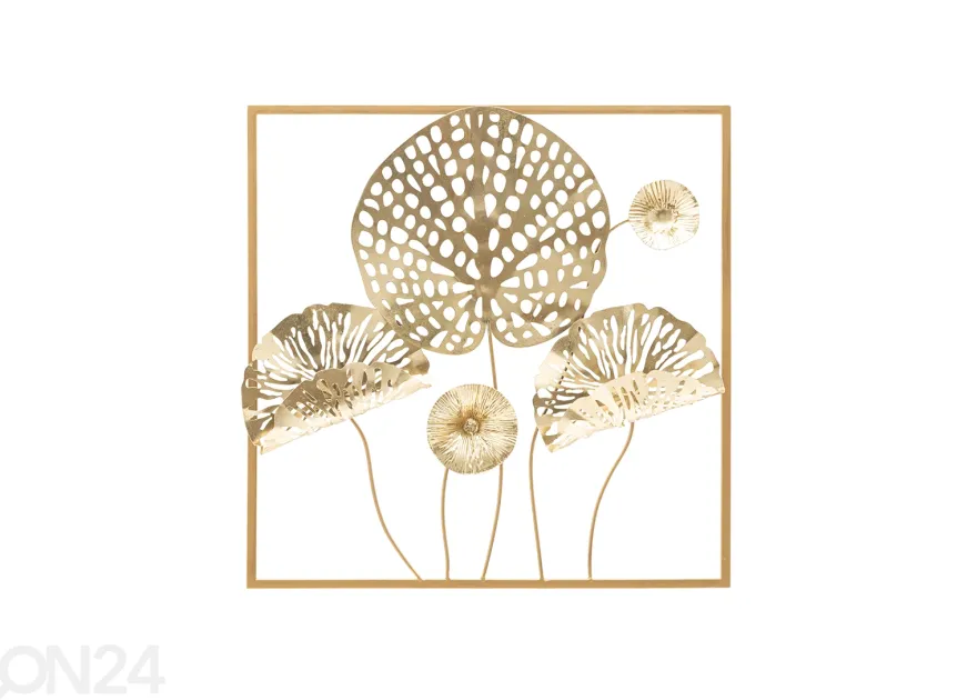 Seinäkoriste Gold Flower 50x50 cm