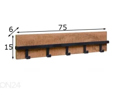 Seinänaulakko Ethan 75 cm