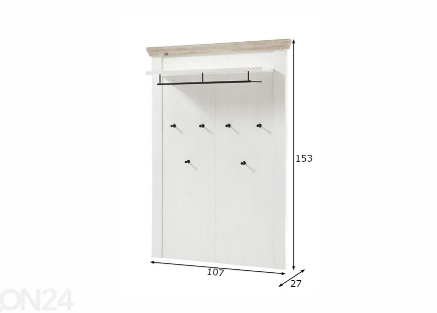 Seinänaulakko Florenz 107 cm